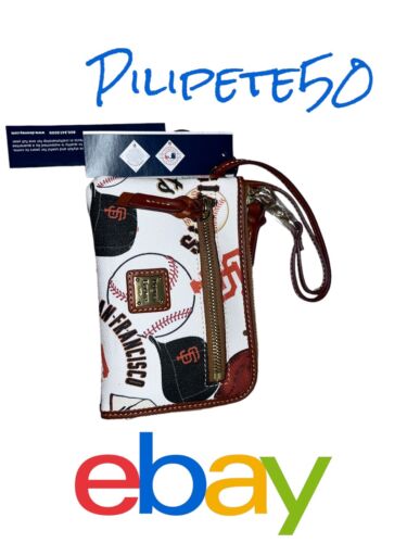 Dooney & Bourke MLB San Francisco Giants Wristlet Zip Around WNGGI0320-MSRP $138
