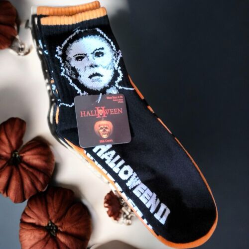 Halloween ll There is No Place to Hide Men's 3 Pairs Crew Socks Size 4-10