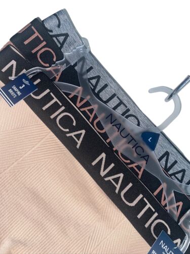NAUTICA INTIMATES NT4013 3PKD MF SEAMLESS SHAPING BRIEF PANTIES~MULTICOLOR~XL