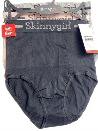 Skinnygirl~SG4091~Women's Shaping Briefs~Size S~3 Pack~TAMES YOUR TUMMY!