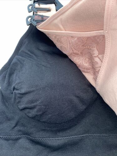 Delta Burke 3-Pack Seamless Bras Size 3X Soft Comfort Lounge Removable Pads