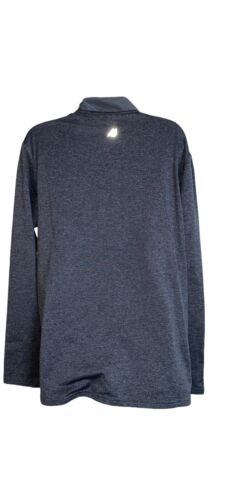 Eddie Bauer Half Zip, Mock Neck Pull Over Shirt  Ebony Medium~Sweater Pullover