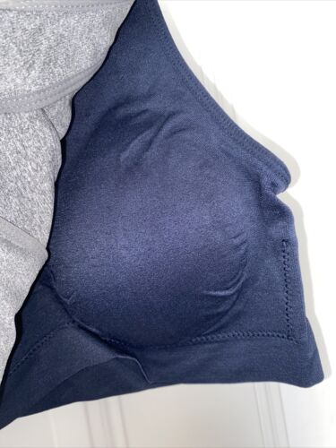 DELTA BURKE 3 Pack SEAMLESS BRAS~ REMOVABLE CUP~MULTICOLOR~BEAUTIFUL ~GREAT FIT!
