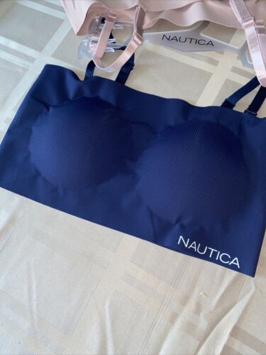 NÁUTICA 2PACK INTIMATES NT6188 SIZE XL BRAS LASER CUT RETAIL $48 BEAUTIFUL!