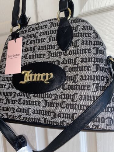Juicy Couture Satchel XBDY GOTHIC STATUS BLACK CRAZY FOR YOU DOME CUTE!! New