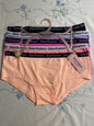 JUICY COUTURE JC4385 5 Pack SIGNATURE WAIST COMFY SEAMLESS HIPSTER PANTIES XL