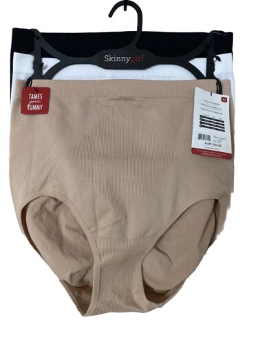 Skinnygirl Shaping Seamless Briefs Size XL  3  pair Style SG7629￼￼ New GREAT FIT