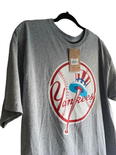 New York Yankees Mitchell & Ness Cooperstown Collection T-Shirt L Gray NWT