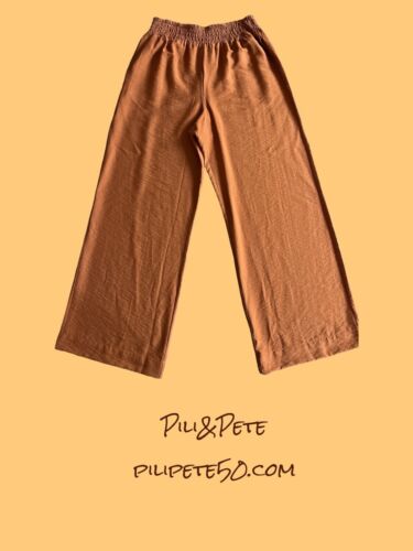 SANCTUARY Pants Women's Wide-Leg Terracotta Relaxed Size XL~
