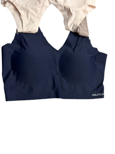 NÁUTICA 3PACK INTIMATES LOUNGE SIZE 2XL BRAS LASER CUT -NT2081 -BEAUTIFUL!