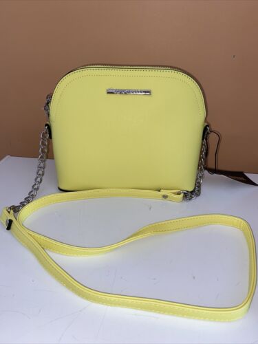 Steve Madden handbag BMaggie Yellow Dome Handbag Crossbody  NEW