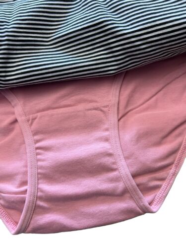 LAURA ASHLEY Intimates Cotton-Spandex Brief Panties~Size S~5 pair Style LS9221