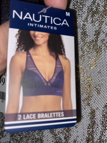 NÁUTICA 2PACK INTIMATES LOUNGE COMFORT BRAS SIZE M RETAIL $48 BEAUTIFUL NEW