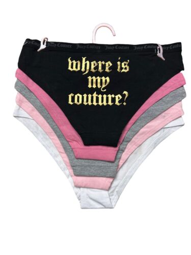 Juicy  Couture Women's Cute & Curvy Bikini NO PANTY LINES~5 Pc Set~LARGE~JC8121