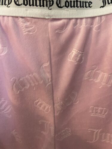JUICY COUTURE Sleepwear, 2 Pair Velour Shorts, Size L~ Style JC1751~REAR FIND!