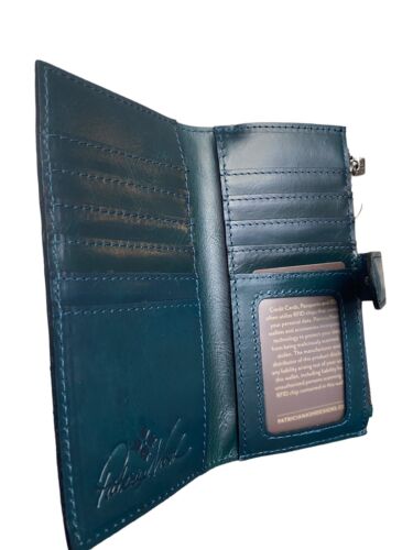 Patricia Nash~Nazari Wallet Bifold~ Blue Coral~Style P41906~GREAT FIND!!!