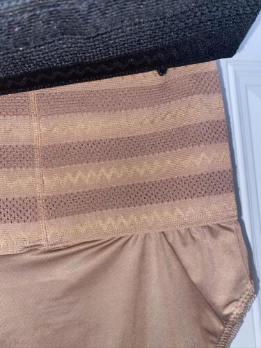 bebe Women’s 2 Pack High-Waisted Microfiber Shaping Briefs Tag Free NWT~