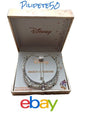Disney Fine Silver Plated Mickey Mouse Bolo Bracelet Rhinestone Face &Ears NIB
