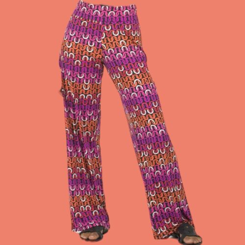 Trina Turk Swim & Spa Collection~On Cover Up Pants XL~ Multicolor  NWT~CHIC!