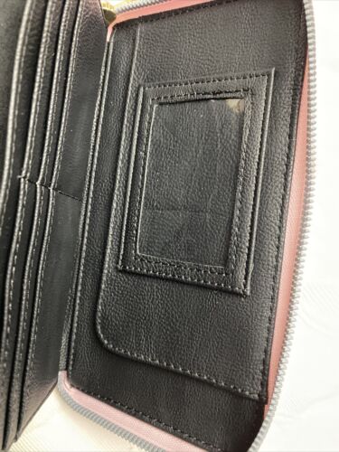 Betsey Johnson Zip Around Wristlet Wallet DESIGN BLUSH & Gold Hardware NWT