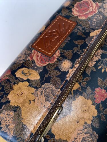 PATRICIA NASH Valerie DENIM FIELD DF OLIVELeather Wristlet Clutch BEAUTIFUL!!