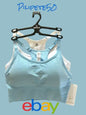90 Degree By Reflex Seamless Noha Sports Bra~Blue & White ~Set of 2~Sze LARGE
