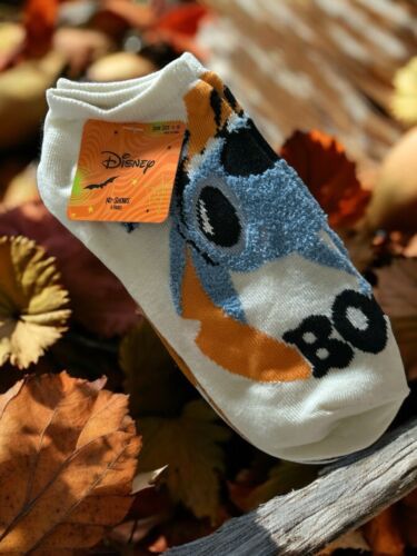 New Disney’s STITCH Halloween Ladies 5 Pair No Show Socks Size 4-10 NWT~BOOO!!!