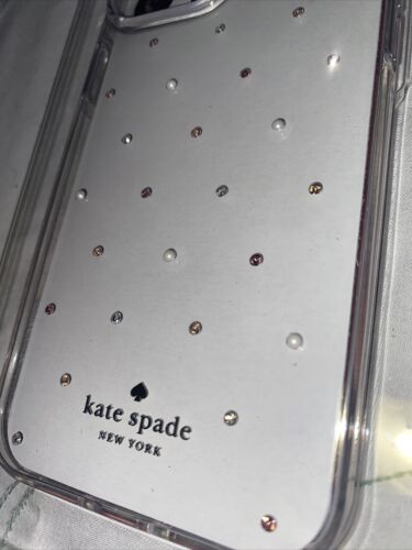 Kate Spade New York Protective Case iPhone 12 & 13 Pro Max Pink Rhinestone 6.7