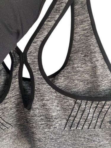 RBX Sport Bras 2 Pack Racer Back~Multicolor~Size Medium~Style: CR4207~REAR FIND!