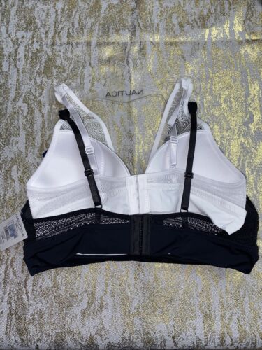 NÁUTICA 2PACK INTIMATES LOUNGE COMFORT BRAS SIZE L RETAIL $48 BEAUTIFUL NEW