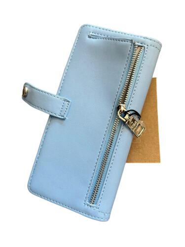 STEVE MADDEN Woman's Wallet Bifold BALLEN-G Soft Textured Cornflower BEAUTIFUL!