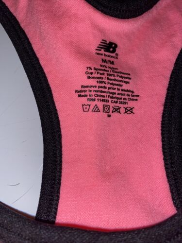 New Balance Sports Bra With Padding Size M/M Shade Of Orange Style 111153 NEW