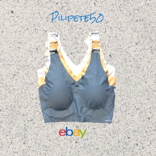 NÁUTICA 3~PACK INTIMATES LOUNGE SIZE XL BRAS LASER CUT MULTICOLOR-NT3794~MSRP$64
