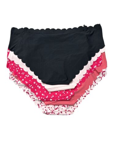 Marilyn Monroe 5pc MM9411  No Show Bikini Panties~XL~Multicolor $42-PERFECT