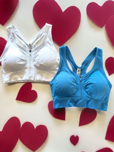 90 Degree By Reflex High Performance~ Full Support Sport  Bra Set-Two LARGE $58