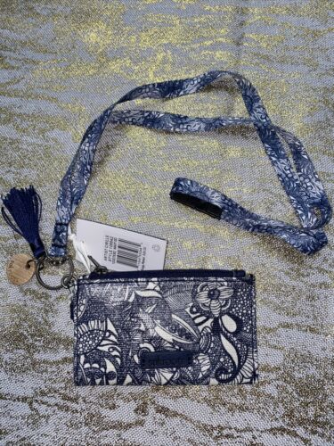 SAKROOTS ID Lanyard Card Case Keychain Coin Purse NAVY SD ARTIST CIRCLE NEW