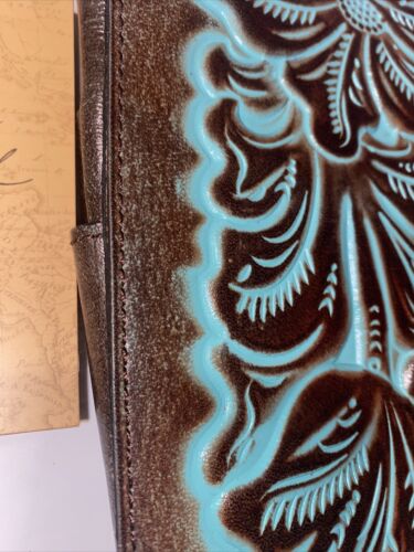 PATRICIA NASH Turquoise Style P330133 Granada Crossbody Handbag NEW BEAUTIFUL!!