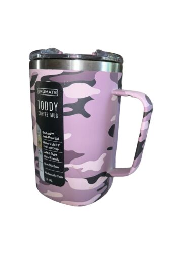Brumate Toddy Mug | 16 oz | Coffee & Tea Mug | Hot, Cold | Non-Slip Base| Camou!