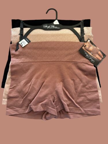 Marilyn Monroe 4 Pcs~Sz L~Shapers Seamless Shaping Shorts MM7574~GREAT FIT! WOW