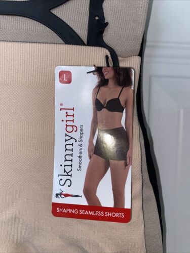 Skinnygirl Shaping Seamless Slip Shorts - Size Large, 3 Pair (Style SG7063) New