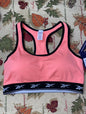 Reebok Seamless Bra Electric Coral  Medium Support MEDIUM MSRP $40 BEAUTIFUL!