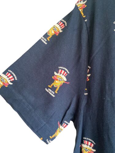 Denim & Flower Ricky Singh SHIRT MENS~M~ Taco Tuesday Blue~Live Everyday~UNIQUE!