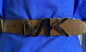 Michael Kors Belt Reversible Luggage/Mocha With Silver Mk Logo Buckle Beautiful