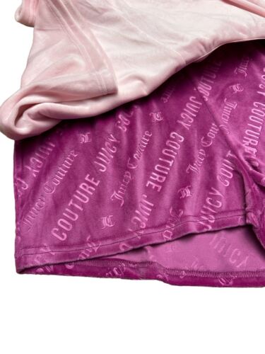 JUICY COUTURE Sleepwear, 2 Pair Velour Shorts, Size L~ Style JC1751~REAR FIND!