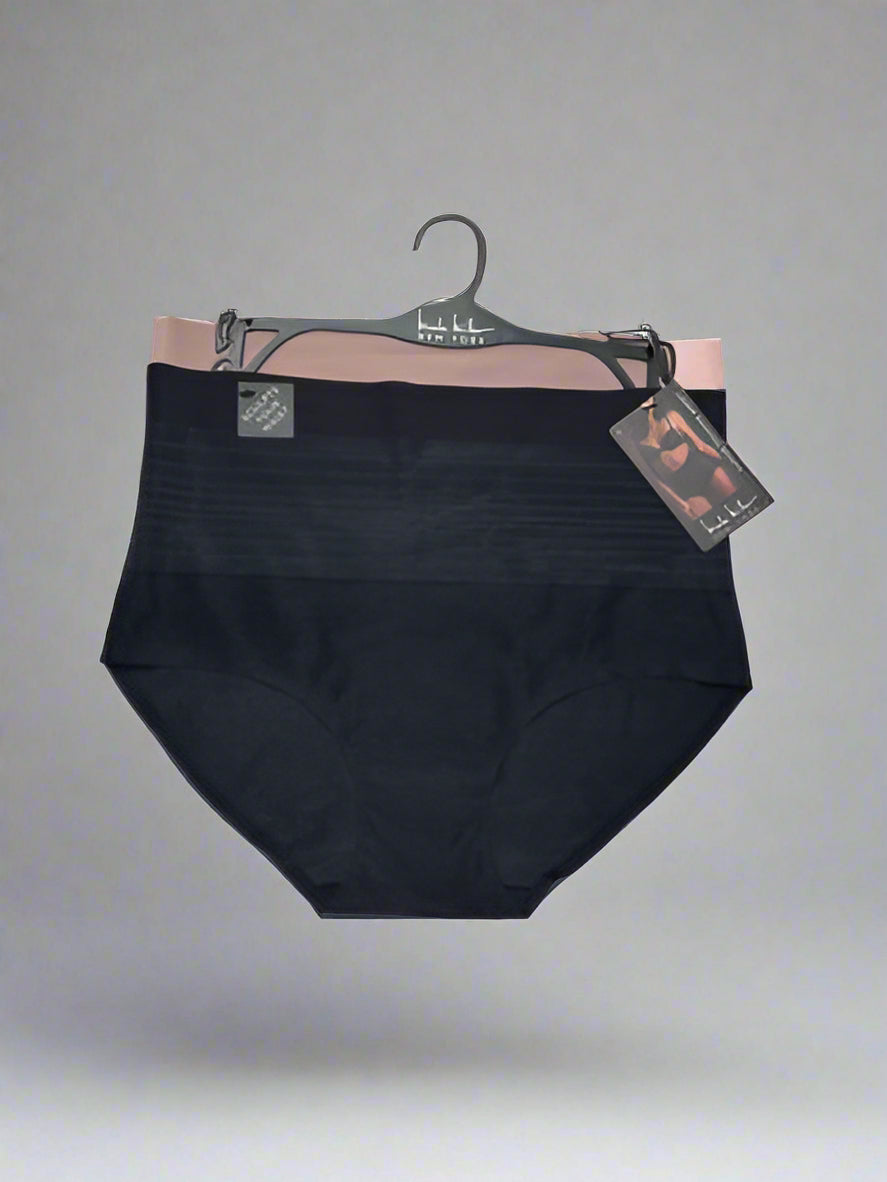 NICOLE MILLER~2 Pk~SEAMLESS LASER SHAPING BRIEFS STYLE NM4617~ UNIQUE~SEXY~ALL SIZES