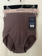NAUTICA INTIMATES NT7164 3PKD MF SEAMLESS SHAPING BRIEF PANTIES GREAT FIT! LARGE