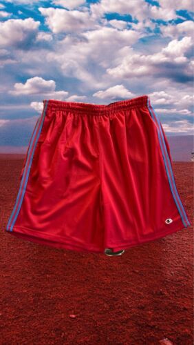 Champion Basketball Shorts Mens 2XL Red Mesh Gym NEW