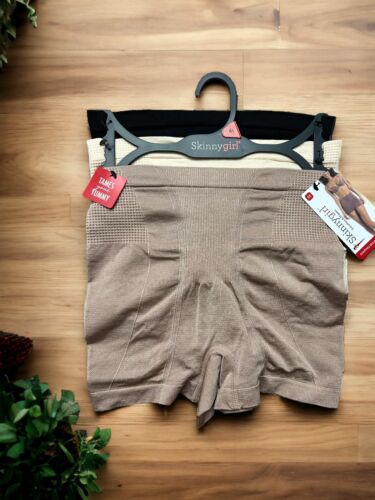 Skinnygirl Shaping Seamless Shorts Size M 3 Pairs~Style SG7016~TAMES YOUR TUMMY