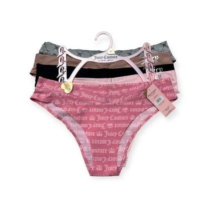 Juicy Couture 5-Pack Cheeky Seamless Panties size XL logo