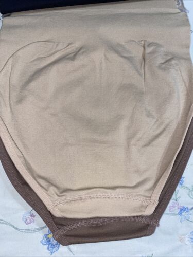 NAUTICA INTIMATES NT7164 3PKD MF SEAMLESS SHAPING BRIEF PANTIES GREAT FIT! LARGE